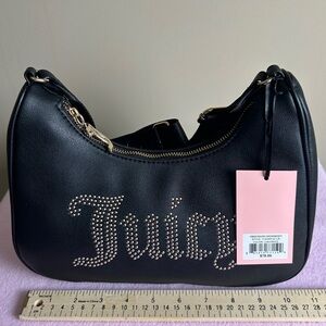 Juicy Couture Black Studded Shoulder Bag